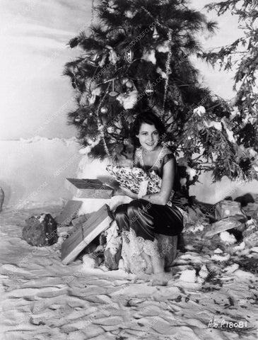 Frances Dee with Christmas tree 8503-05