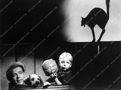 Arthur Lake Larry Simms Halloween cat film Blondie 8611-32