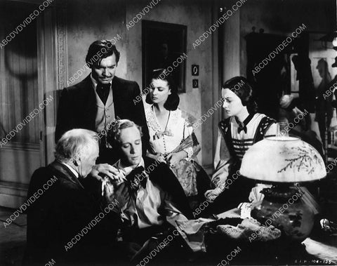 Clark Gable Vivien Leigh Leslie Howard Olivia de Havilland film Gone with the Wind 8730-09