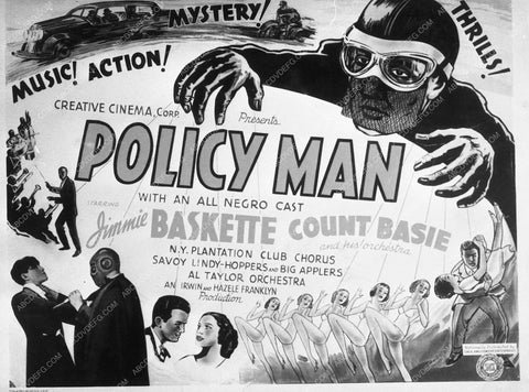 ad slick Count Basie Policy Man 8761-16