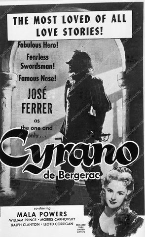 ad slick Jose Ferrer Cyrano de Bererac 8761-35