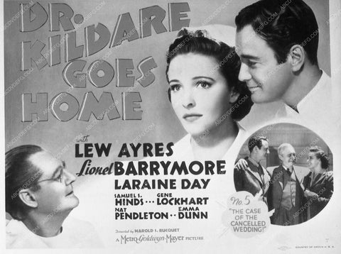 ad slick Lionel Barrymore Dr. Kildaire Goes Home 8823-04