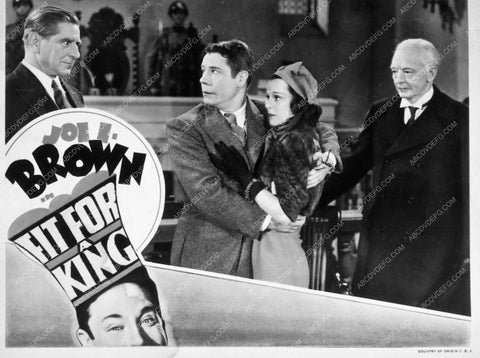Joe E. Brown Helen Mack Harry Davenport film Fit For a King 8836-12