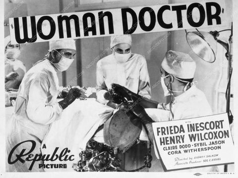 Frieda Inescort kitch film Woman Doctor 8836-27