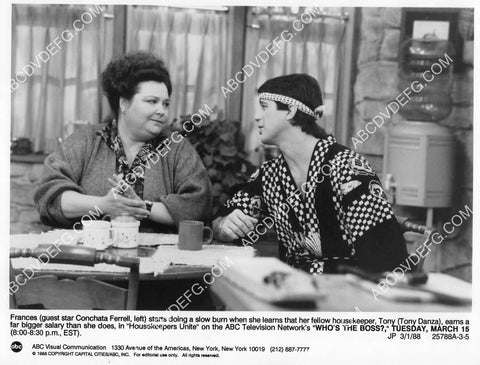 Conchata Ferrell Tony Danza TV Who's the Boss 8B11-057