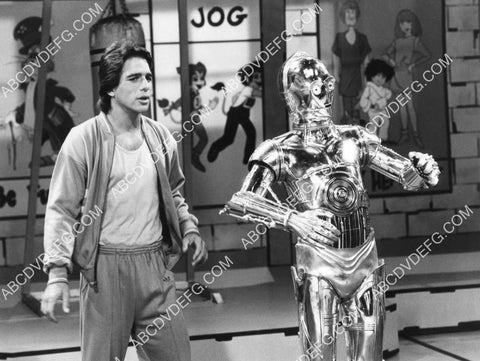 Tony Danza & C3PO of Star Wars TV Who's the Boss 8B11-072