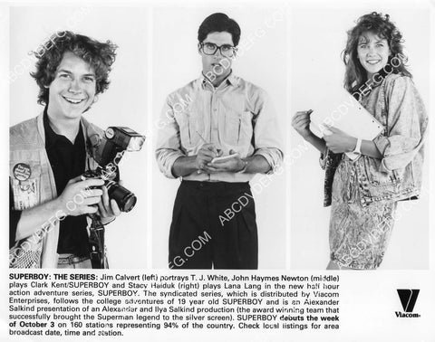 Jim Clavert John Newton Stacy Haiduk TV Superboy 8B11-104