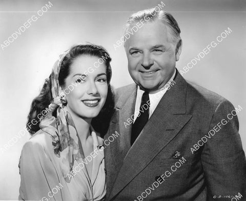 Jinx Falkenburg Gene Lockhart film Meet Me on Broadway 8B11-356