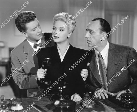 Fred Brady Marjorie Reynolds Allen Jenkins film Meet Me on Broadway 8B11-366