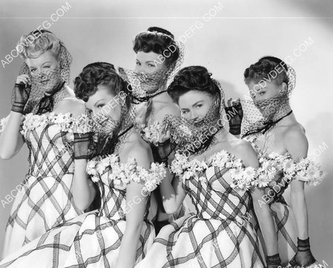 Lucille Carol Ethel Sherman Lora Lane Marion McPherson Ruth Godfrey film Meet Me on Broadway 8B11-394