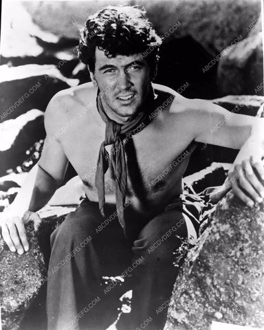 shirtless Rock Hudson portrait 8b03-255