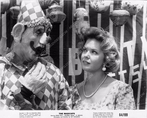 Gloria Jean and clown film The Madcaps 8b03-300