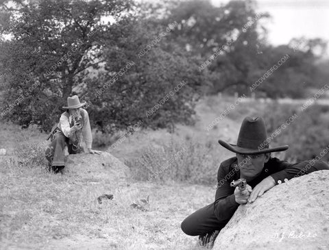 Buck Jones western film scene 8b03-347