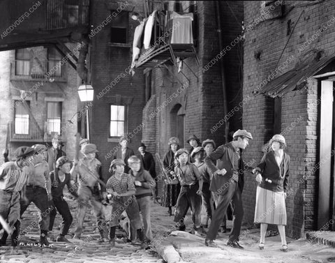 Mary Pickford cast crew sets silent film Little Annie Rooney 8b03-526