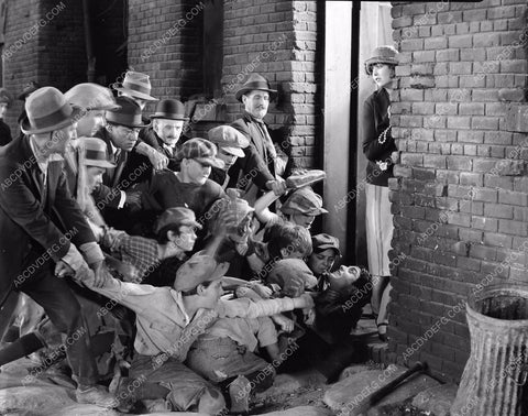 Mary Pickford cast crew sets silent film Little Annie Rooney 8b03-533