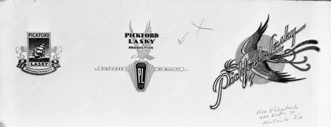 various Pickford-Lasky logos 8b03-560