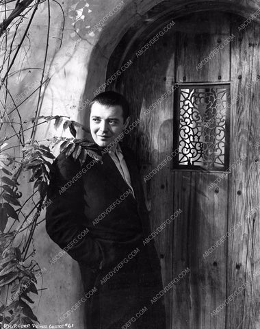 Peter Lorre at his doorway candid 8b03-613
