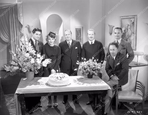 Francis Lederer Ida Lupino birthday cake Erik Rhodes and others 8b4-334