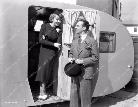 Ida Lupino Erik Rhodes behind the scenes One Rainy Afternoon 8b4-345