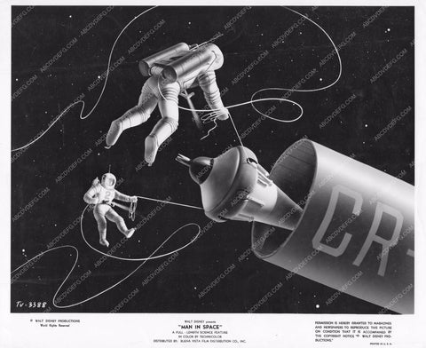 old TV docudrama Men in Space 8b4-357