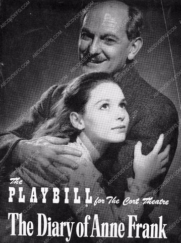 Cort Theatre Playbill live stage play The Diary of Anne Frank 8b4-492