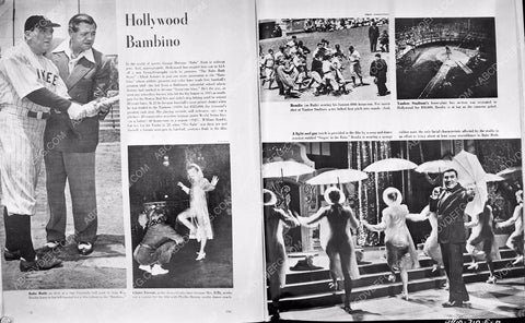 The Babe Ruth Story publicity for Business Magazine 8b4-713
