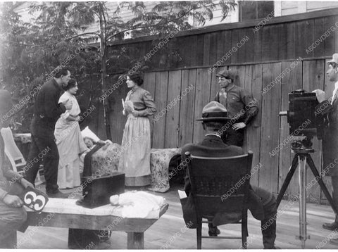 Ann Schaeffer outdoor silent film set unknown title 8b4-726
