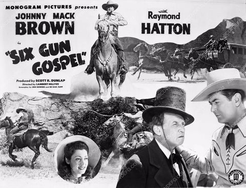 Johnny Mack Brown Raymond Hatton film Six Gun Gospel 8b5-003