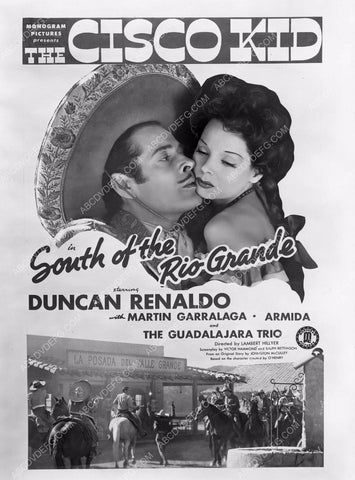Duncan Renaldo Armida Cisco Kid film South of the Rio Grande 8b5-059