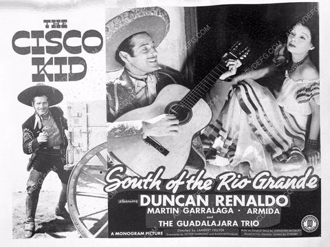 Duncan Renaldo Armida Cisco Kid film South of the Rio Grande 8b5-064