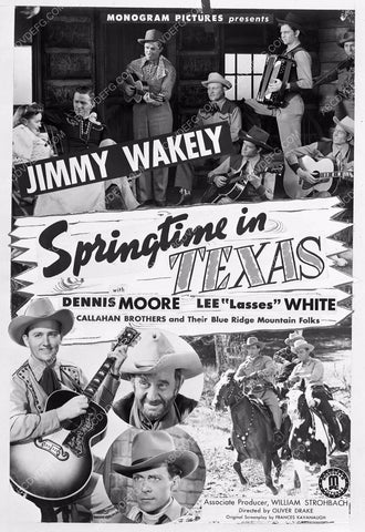 Jimmy Wakely Lee Lasses White film Springtime in Texas 8b5-094