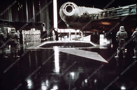 Millenium Falcon stranded on the Death Star sci-fi film Star Wars 8b5-133