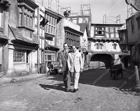 1952 Columbia Studios sound stages and backlot exterior sets 8b5-293