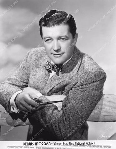 Dennis Morgan and pipe portrait 8b6-339
