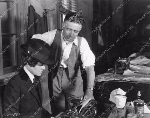 Clarence Brown goes over script changes silent film The Trail of '98 8b6-360