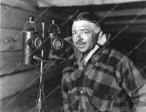 Clarence Brown with early sound recording equipment 8b6-361