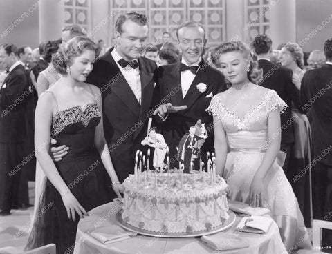 Fred Astaire Red Skelton Vera-Ellen Arlene Dahl birthday cake 8b6-485
