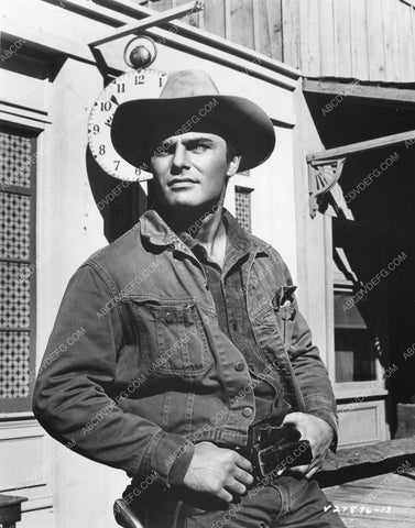 John Saxon guest stars western TV The Virginian 8b6-511