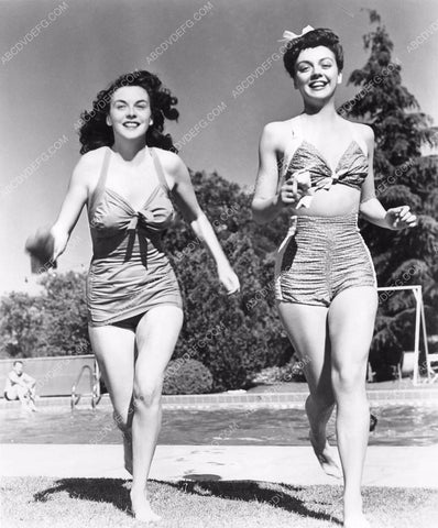 Marguerite Chapman Leslie Brooks barefoot in new swimwear 8b6-533