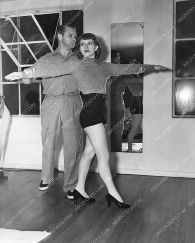 Dolly Haas and choreographer go over dance steps 8b6-545