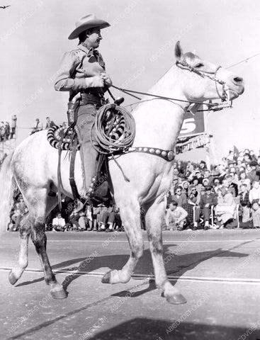 Pasadena Tourn of Roses Parade Wild Bill Elliott equestrian rider 8b6-690