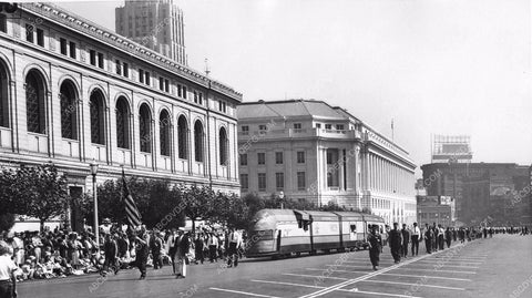 1936 historic San Francisco Library Railroad Brotherhoods Labor Day Parade 8b6-836