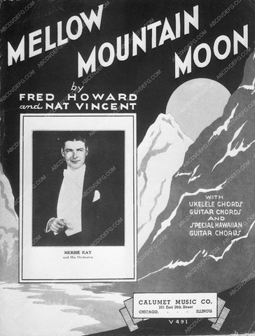 ad slick Herbie Kay film Mellow Mountain Moon 9057-02