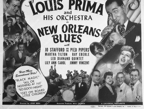 Louis Prima and his orchestra film New Orleans Blues 9078-13