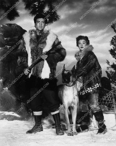 Rock Hudson Marcia Henderson the great dane dog film Back to God's Country 9121-16