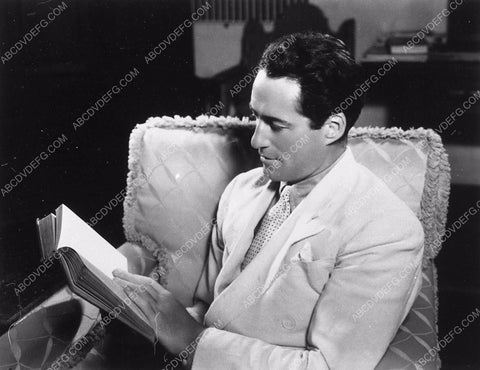 handsome George Houston reading a book 9202-18