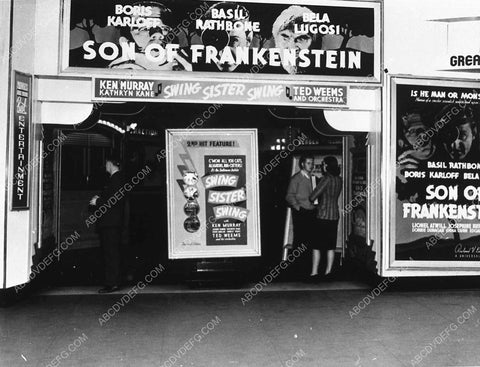 movie theaters cool Son of Frankenstein display front marquee 9208-18