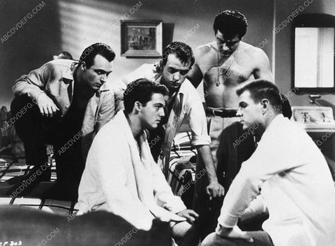 Stuart Whitman and the guys film Johnny Trouble 9208-27