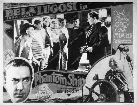 ad slick Bela Lugosi Phantom Ship 9593-21