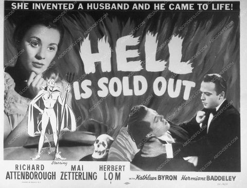 ad slick Richard Attenborough Hell Is Sold Out 9493-31